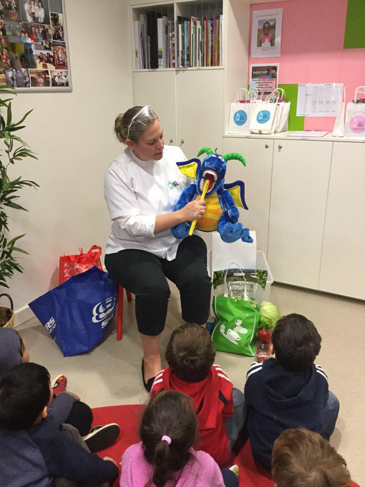 The Teeth Talk Educator Oral Dental Incursion Puppet Tooth the Dragon